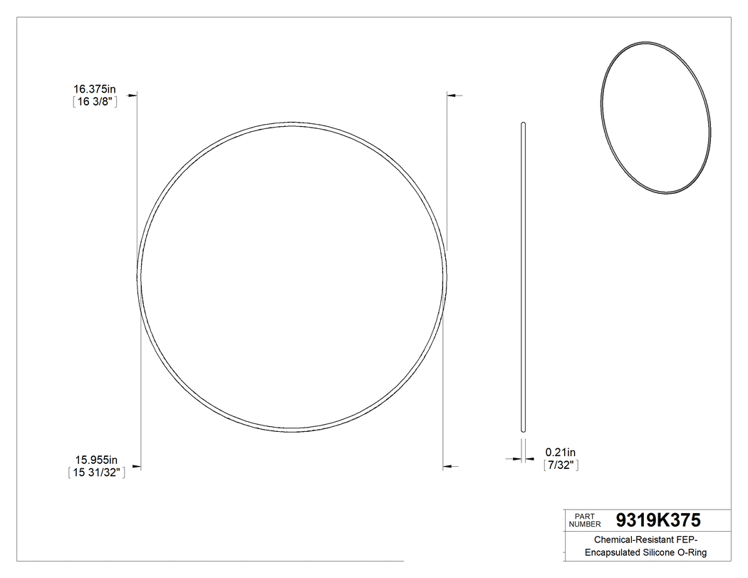 Technical drawing - 9319K375